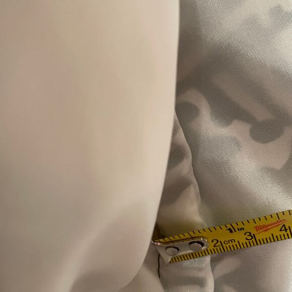 100% Silk Abstract Print Blazer Jacket M | Black White Art Statement Lined - Picture 8 of 8